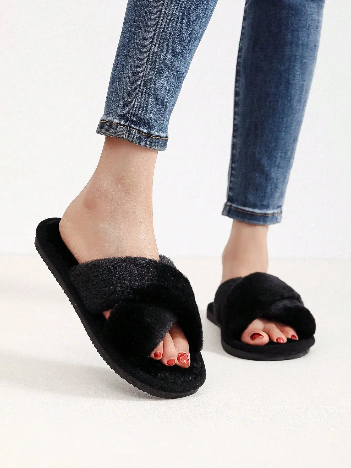Cozy Fluffy Indoor Slippers