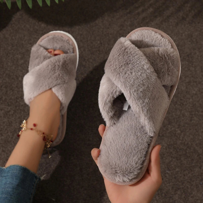 Cozy Fluffy Indoor Slippers