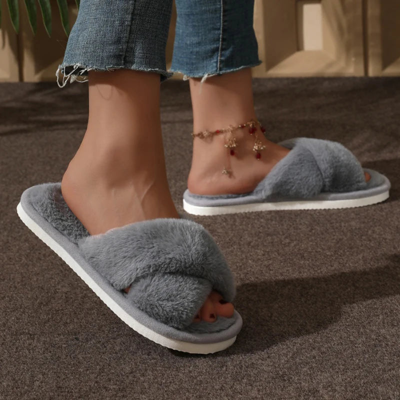 Cozy Fluffy Indoor Slippers