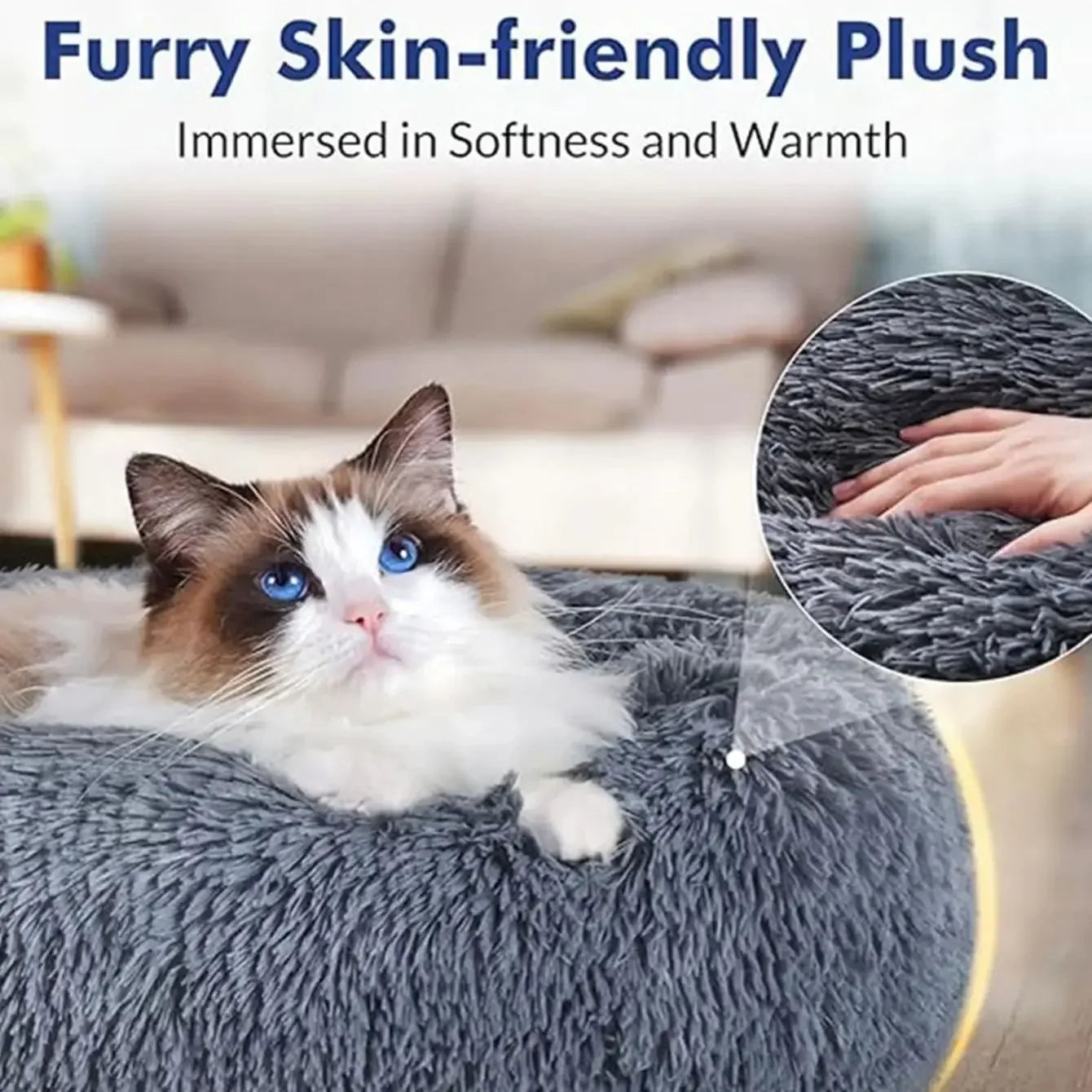Pluffy Ultra-Soft Pet Sleeping Bed