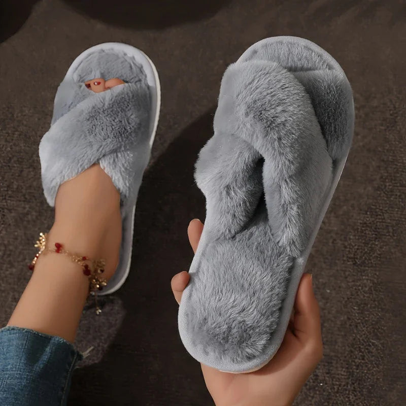 Cozy Fluffy Indoor Slippers