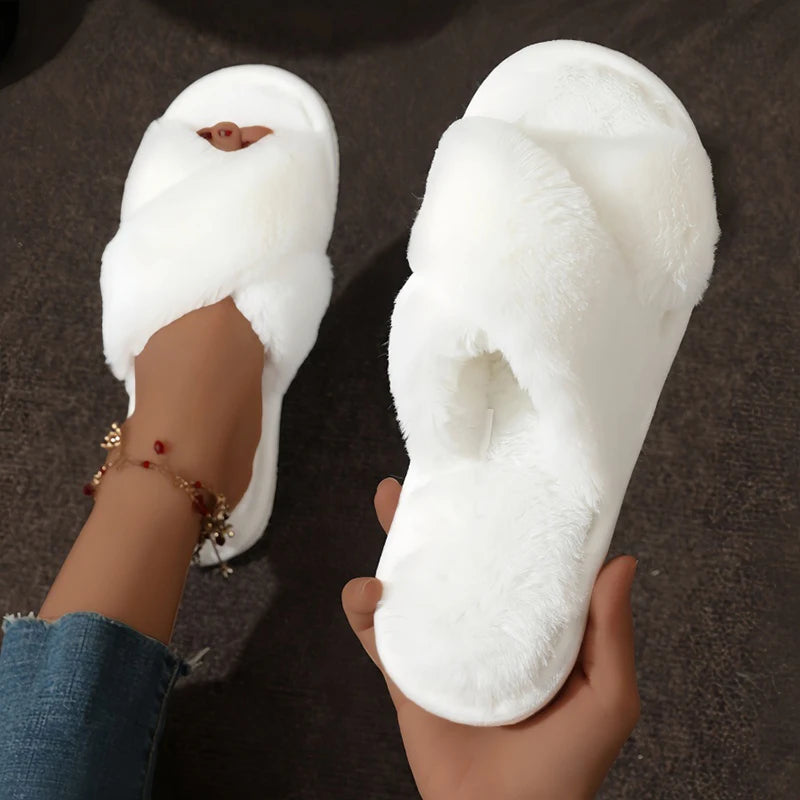 Cozy Fluffy Indoor Slippers