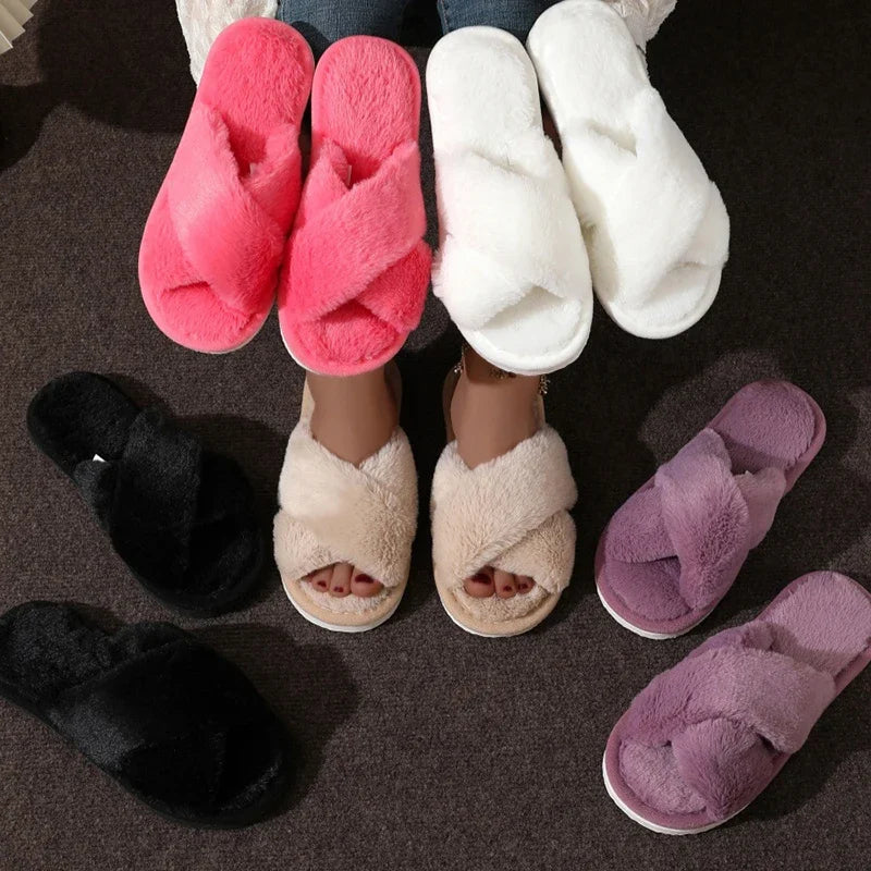 Cozy Fluffy Indoor Slippers