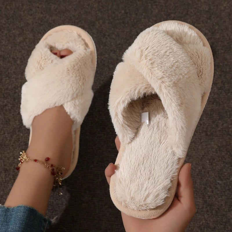 Cozy Fluffy Indoor Slippers
