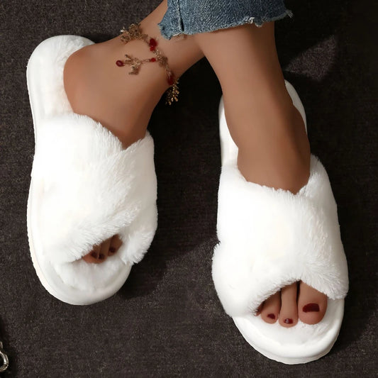 Cozy Fluffy Indoor Slippers